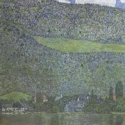Gustav Klimt Unterach on Lake Atter (mk20) oil painting reproduction